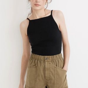 Madewell Apron Apron Sweater Tank Black